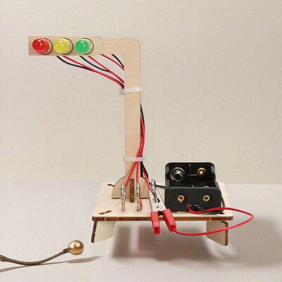 红绿灯交通信号灯科学实验套装