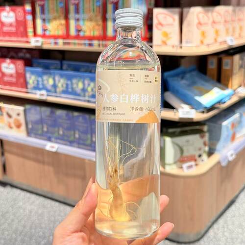 ole超市人参白桦树汁植物饮料480ml