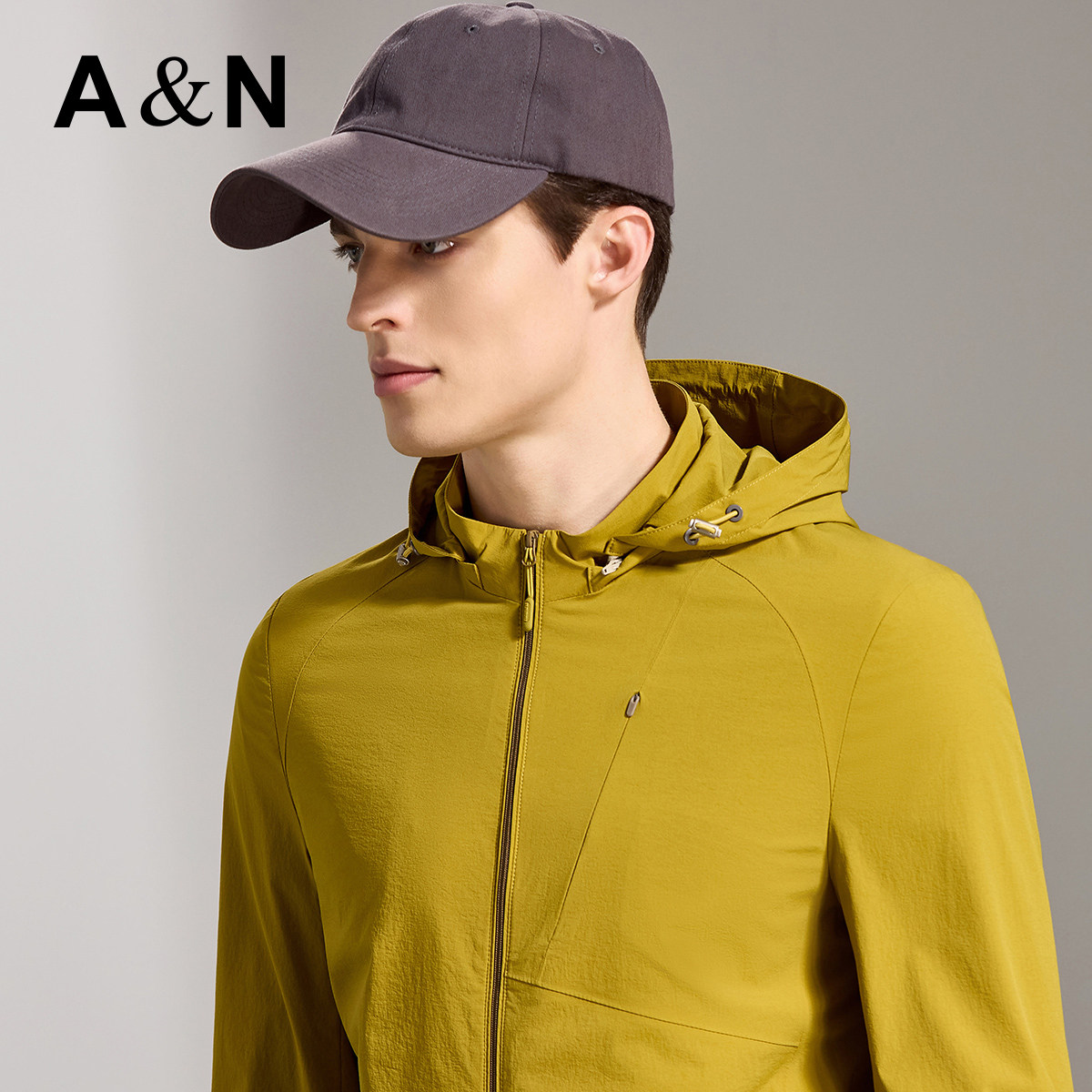 【连帽可拆夹克】AntonNeal轻户外防风易打理外套时尚男士夹克