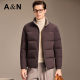 AntonNeal蓬松保暖易打理羽绒服男休闲厚外套 三防黑科技羽绒