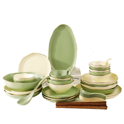 碗碟陶瓷菜盘轻奢云巢餐具