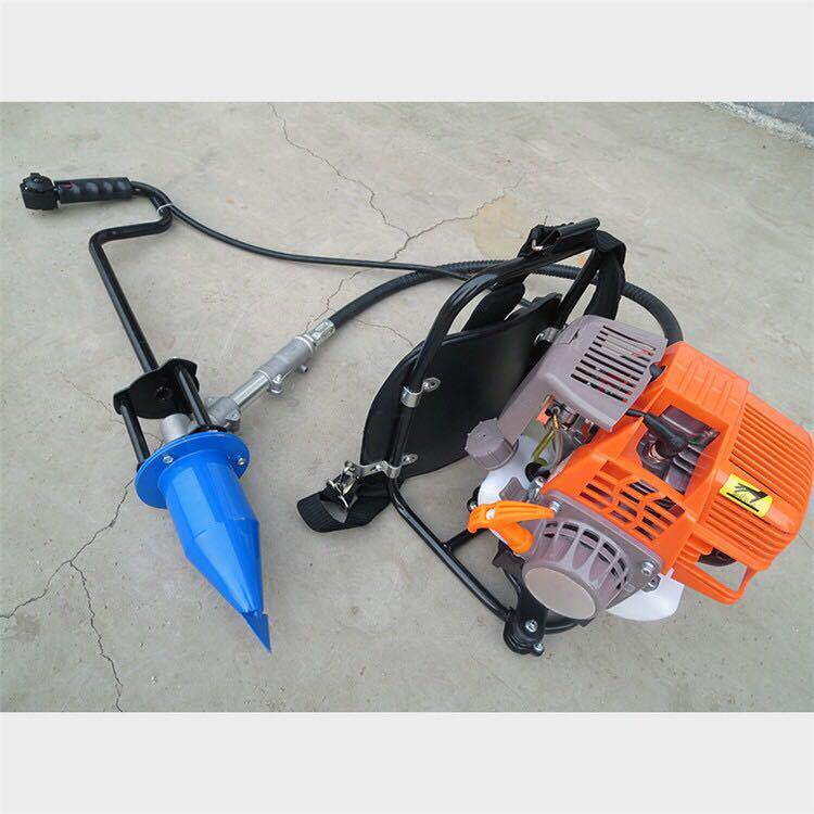 快速种烟钻孔机背负式大功率烟苗打眼机菜苗种植打孔机