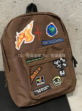 Travis Scott ts Cactus Jack Backpack嘻哈说唱书包双肩休闲背包