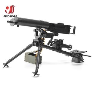 4D拼装'马克沁'重机枪  1比6拼装枪模24式军事武器摆件模型