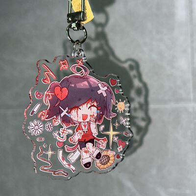 phigros周边pepoyo 同人夜步及双面钥匙扣挂件