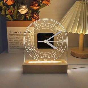 phigros音游phigros周边小夜灯鸽游时钟二次元房间桌面装饰座钟钟