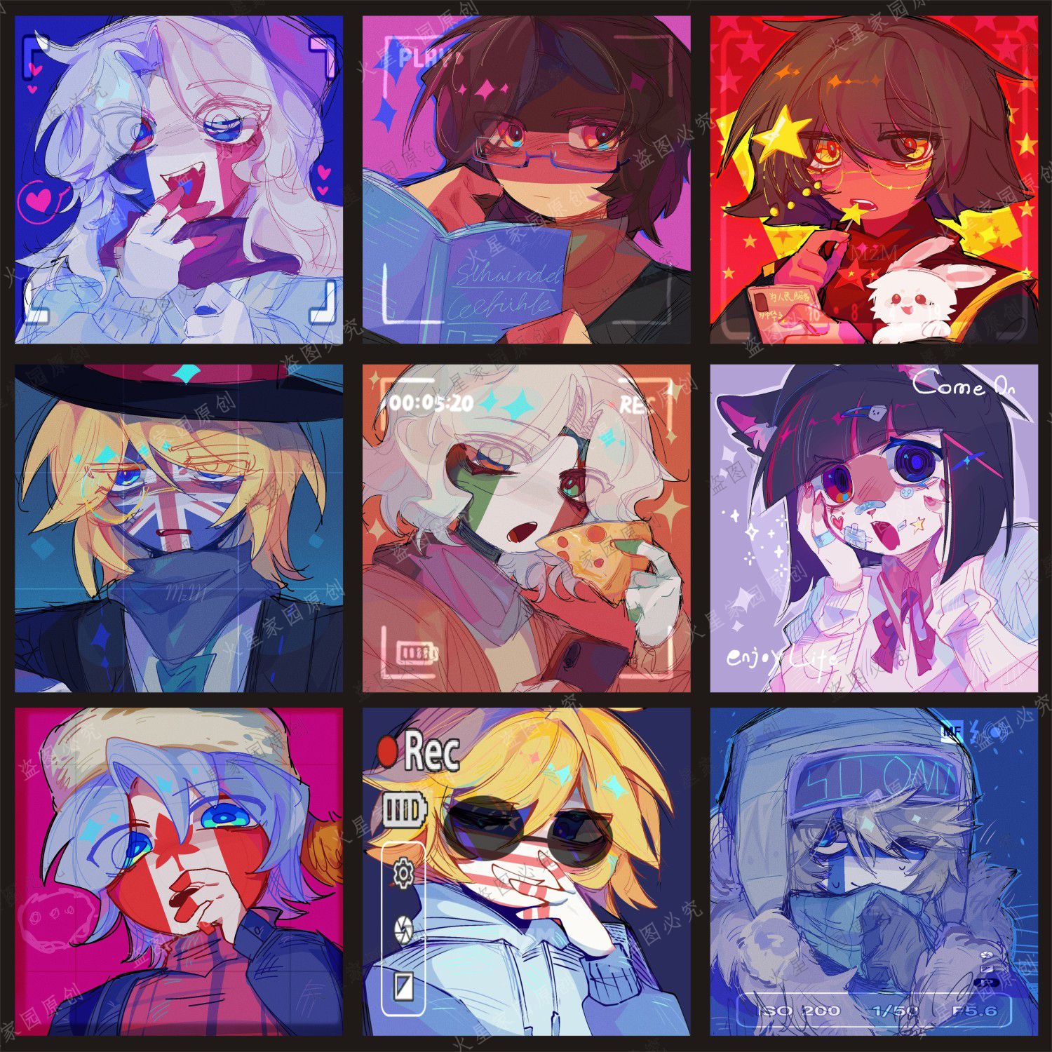 countryhumans画师授权国