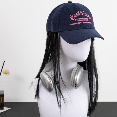 鸭舌帽女显脸小大帽檐大头围棒球帽子2026防晒夏季宽帽檐遮阳帽子