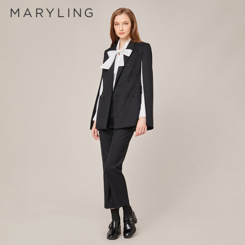 MARYLING个性斗篷短大衣