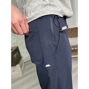 春夏户外休闲运动直筒锥形百搭长裤 男士 300斤软壳冲锋裤 胖子大码