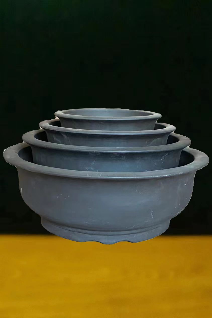 宜兴紫砂碗盆者桩植物特大号陶瓷绿萝多肉种菜盆景盆栽精品花盆