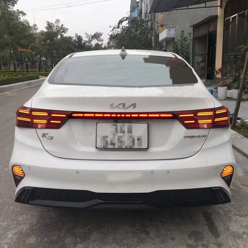 适用于19-21款起亚K3贯穿尾灯 KiaCerato改装LED尾箱灯流光刹车灯