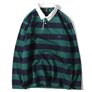 Loose stripe long sleeve bottomed sweater宽松条纹长袖打底T恤