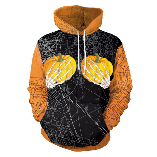 Printed drawstring pocket hoodie jacket印花抽绳口袋帽衫外套