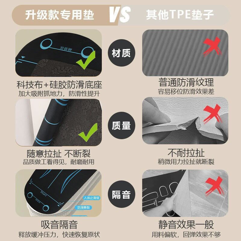 健腹轮专用垫减震静音加