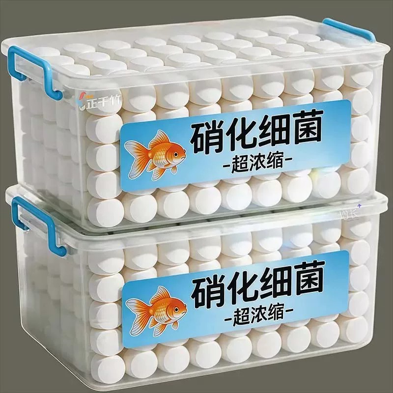 硝化细菌鱼缸用净水剂养鱼净化水质稳定剂分解鱼粪消化浓缩活菌液
