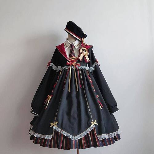 全款魔法少女lolita小女巫炼金正版op洋装秋冬洛丽塔万圣节服装