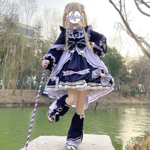 【魔法喵】洛丽塔连衣裙魔女系
