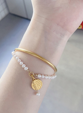 匠心古法工艺_素圈传承手镯超