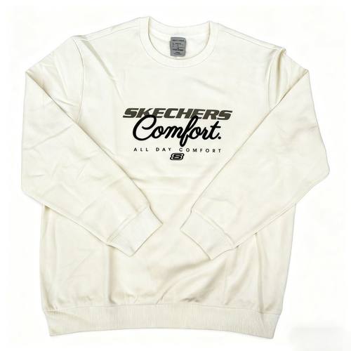 Skechers斯凯奇男士圆领舒适休闲针织套头卫衣L422M120