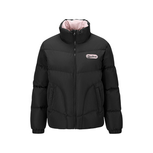 Skechers斯凯奇女士羽绒服冬季新款三防科技立领带帽保暖宽松外套