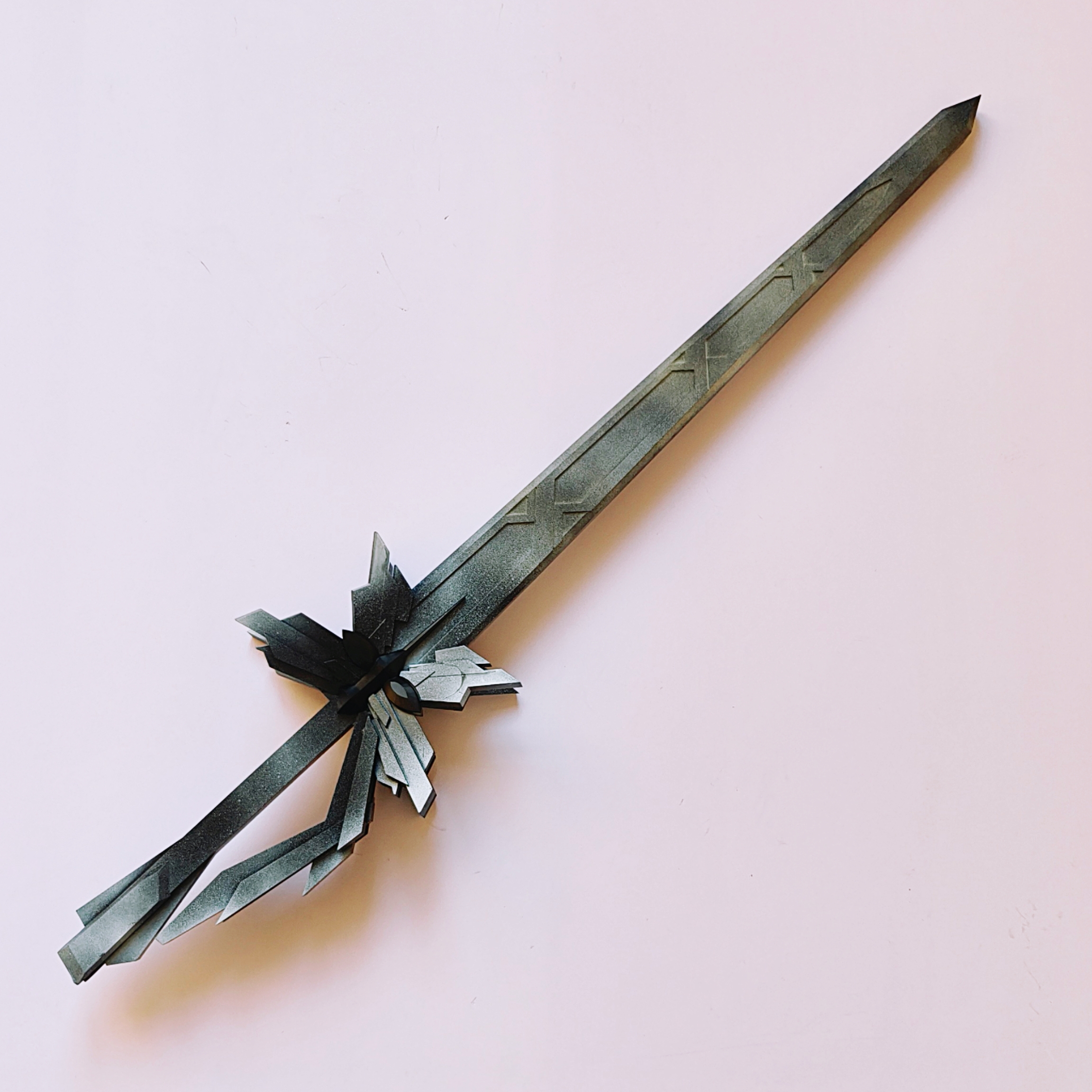 现货|原神愚人众队长卡皮塔诺单手刀剑cos道具武器可充电发光流光