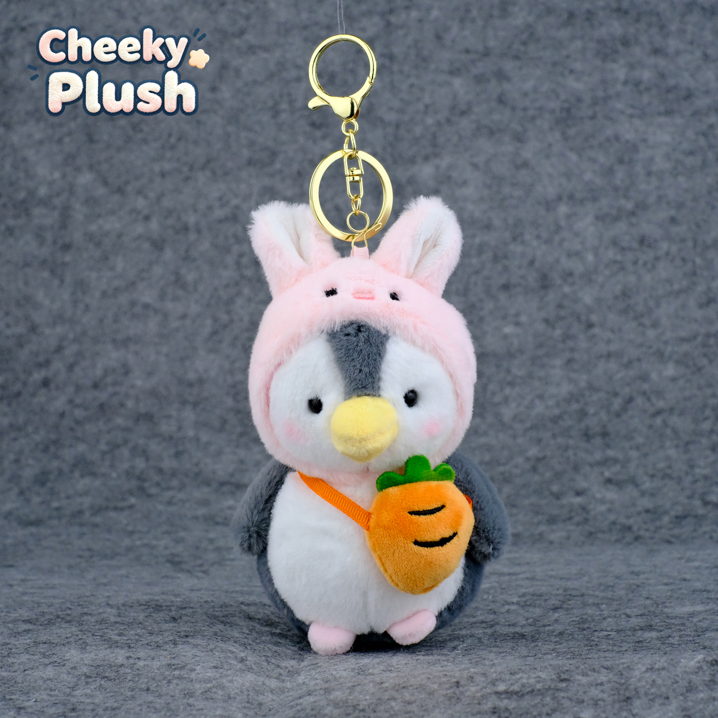 正版兔头萌萌小企鹅包包挂件