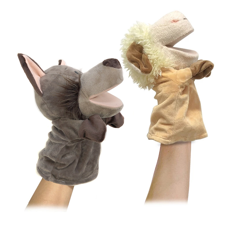 Stuffed Plush Animals Toys Hand Finger Story Puppet Kawaii D