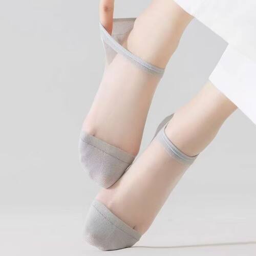 玻璃丝浅口隐形袜子女夏季薄款