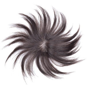 假发女片头顶全真发修颜中分八字刘海蓬松轻薄透气增发量假刘海片