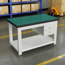 重型工作台工厂带抽屉储物流水线车间实验室双层单层防静电操作台