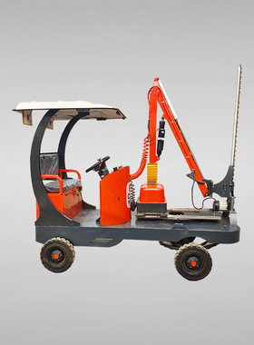 座驾式电动绿篱机 里面平面都可修剪 市政绿化带修剪机视频