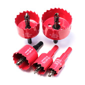 M42双金属木工开孔器石膏板PVC塑料铁皮板筒灯打孔钻头圆孔扩孔器