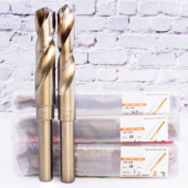 HSS6542全磨含钴麻花钻1 2小柄钻头缩等柄钻不锈钢模具钢铁板钻咀