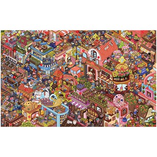 利胜9.0皇家大街3D造景贴纸造景贴微缩场景diy贴纸解压手账贴纸