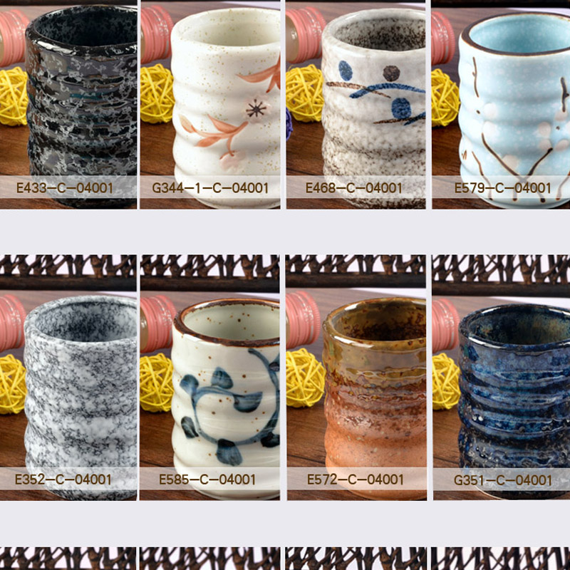日式大容量水杯 围炉煮茶陶瓷茶杯 茶碗  日韩式功夫茶具 寿司杯