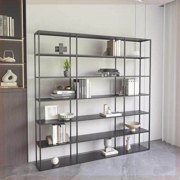 屏风隔断置物架铁艺落地墙上简约展示书架办公室玄关靠墙收纳层架,商业/办公家具,化妆品展柜,淘宝优惠券,粉丝福利购,淘宝优惠卷