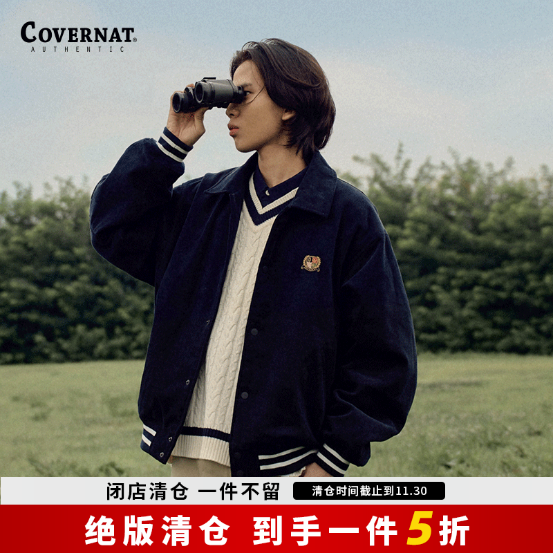 Covernat外套男女灯芯绒夹克