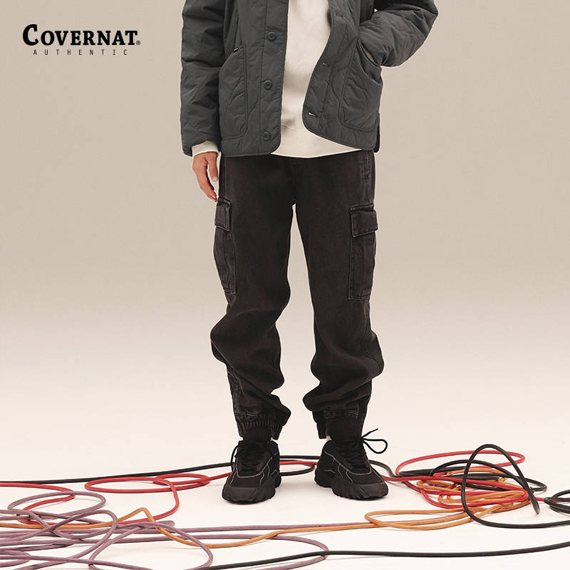 covernat男士牛仔工装裤