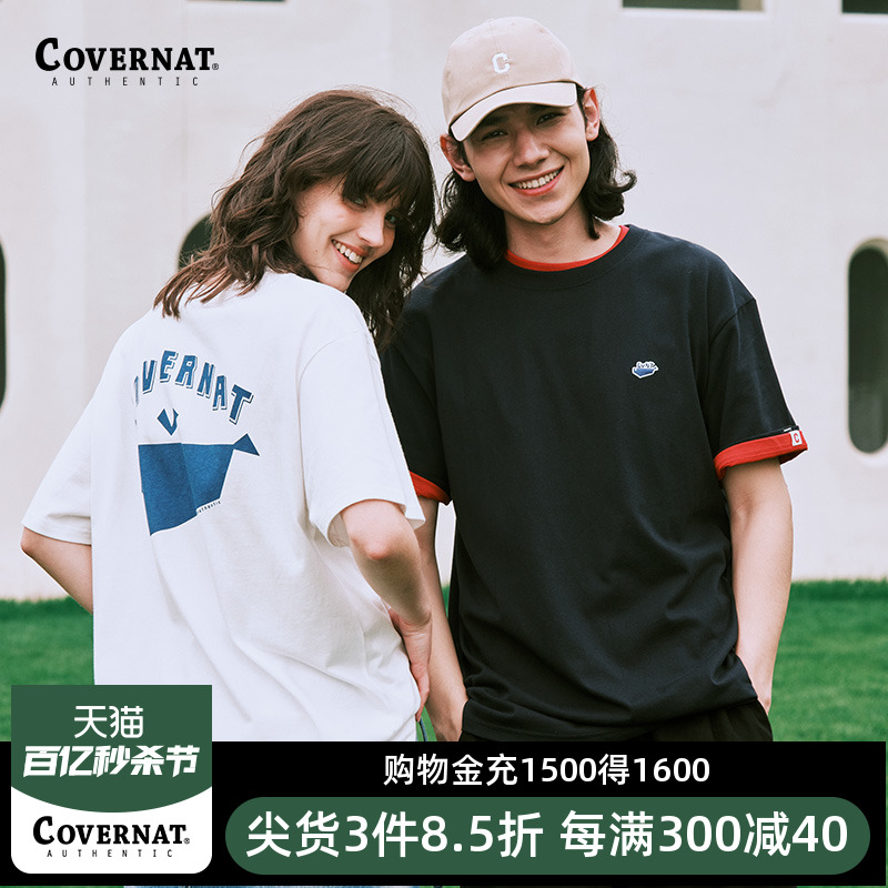 Covernat短袖T恤休闲上衣