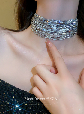 小众颈链choker颈带高级感千金感项链女款2025新款爆款脖子配饰