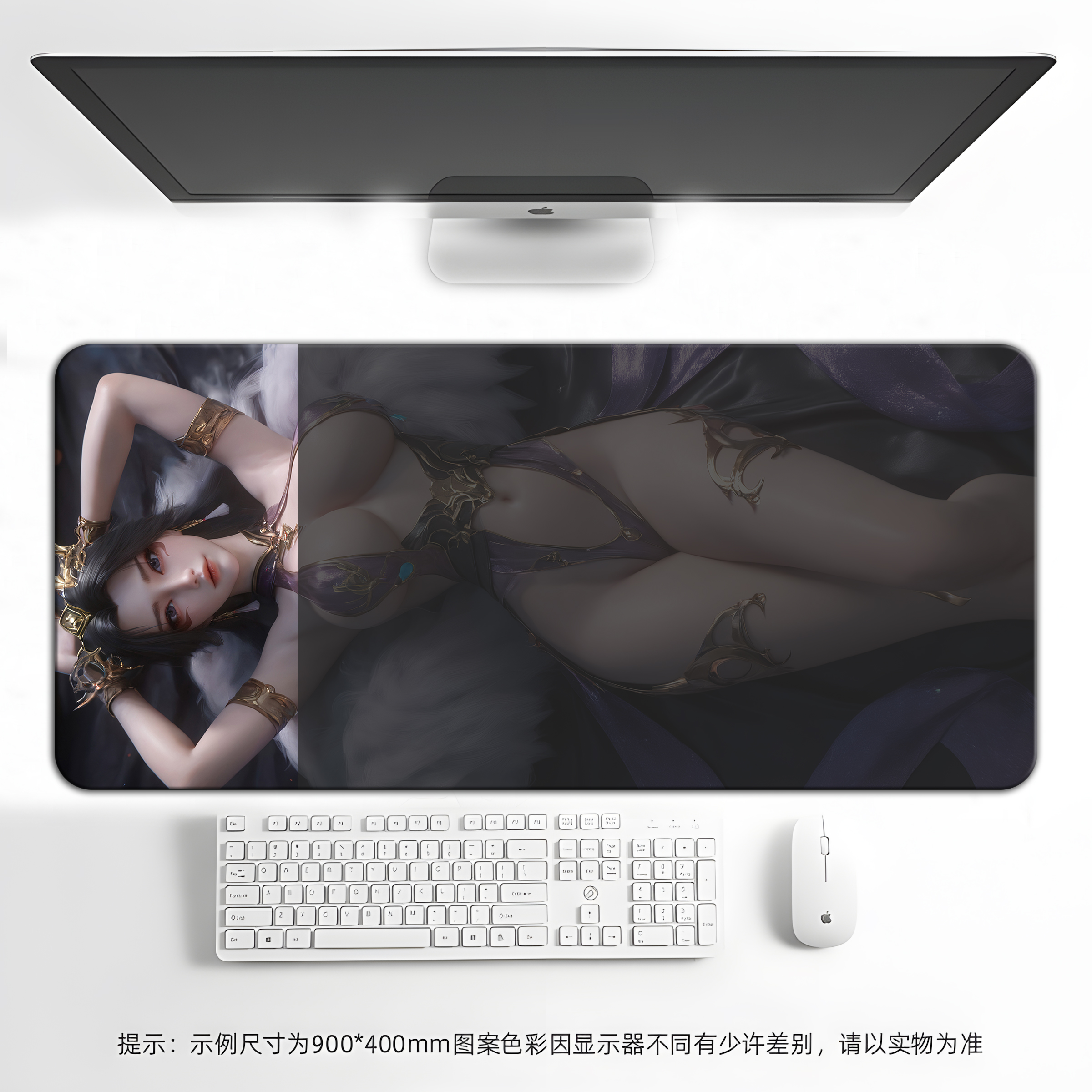 百炼成神司妙玲美女鼠标垫禁欲系电竞笔记本电脑桌垫耐脏水洗定制