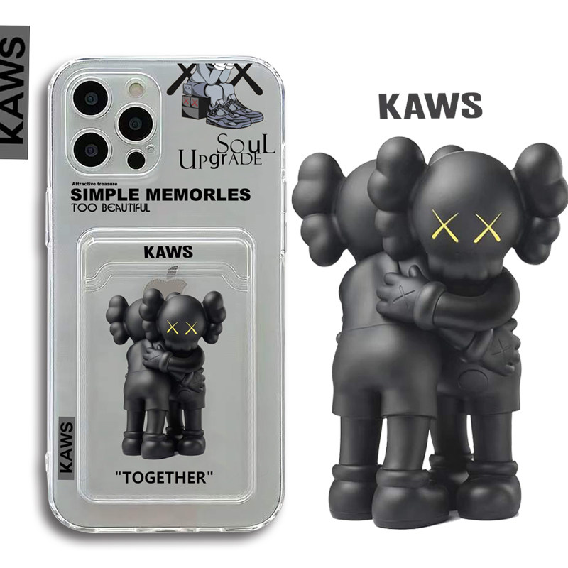 kwas适用苹果14ProMax手机壳6sp卡套iphone13透明壳11防摔12插卡X