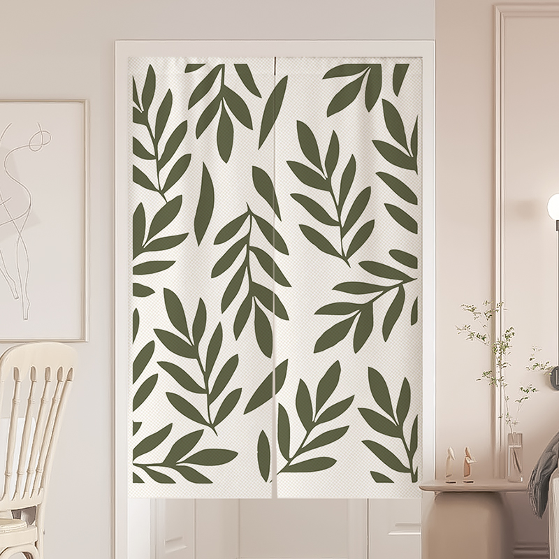 门帘隔断帘免打孔厨房卧室房间卫生间布帘遮挡帘分隔布帘磁吸帘子