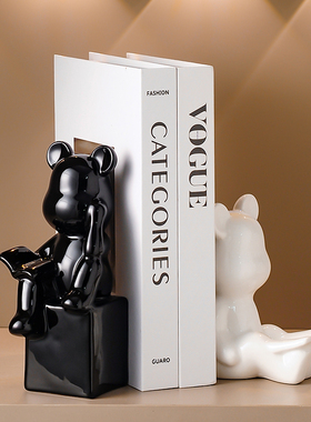 创意暴力熊高级感摆件小众轻奢高档客厅酒柜电视餐边柜书房装饰品