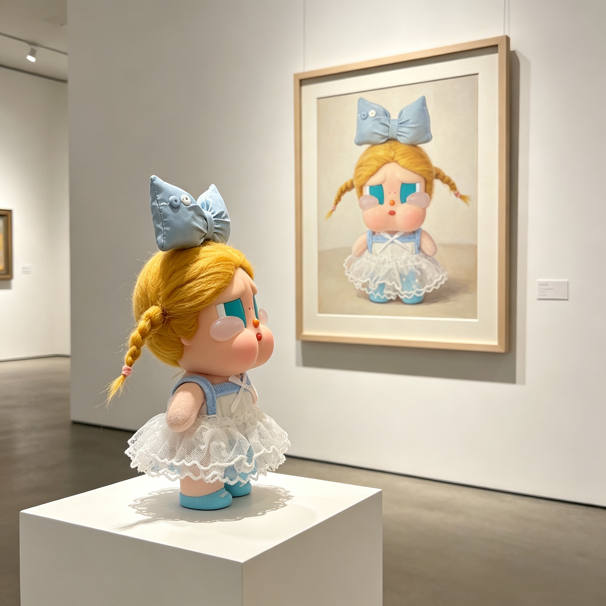 适用泡泡玛特裙子哭娃咕噜咕噜娃衣度假系列搪胶crybaby衣服服装
