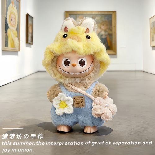 适配拉布布mini娃衣4.0公仔四代labubu衣服心底密码迷你款娃服