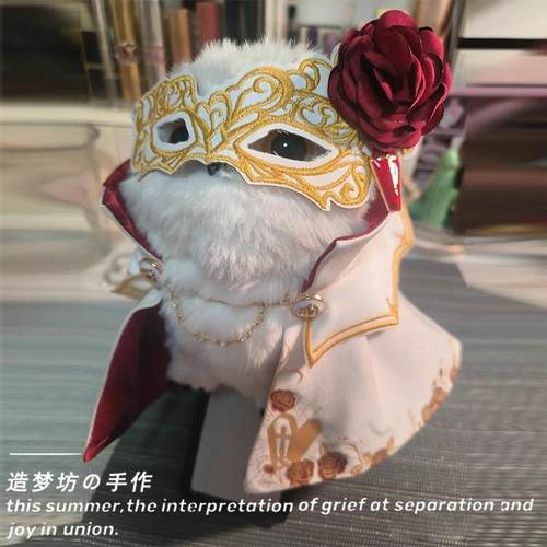 环球影城海德薇娃衣猫头鹰站肩配饰着替衣服雪信使公仔玩偶