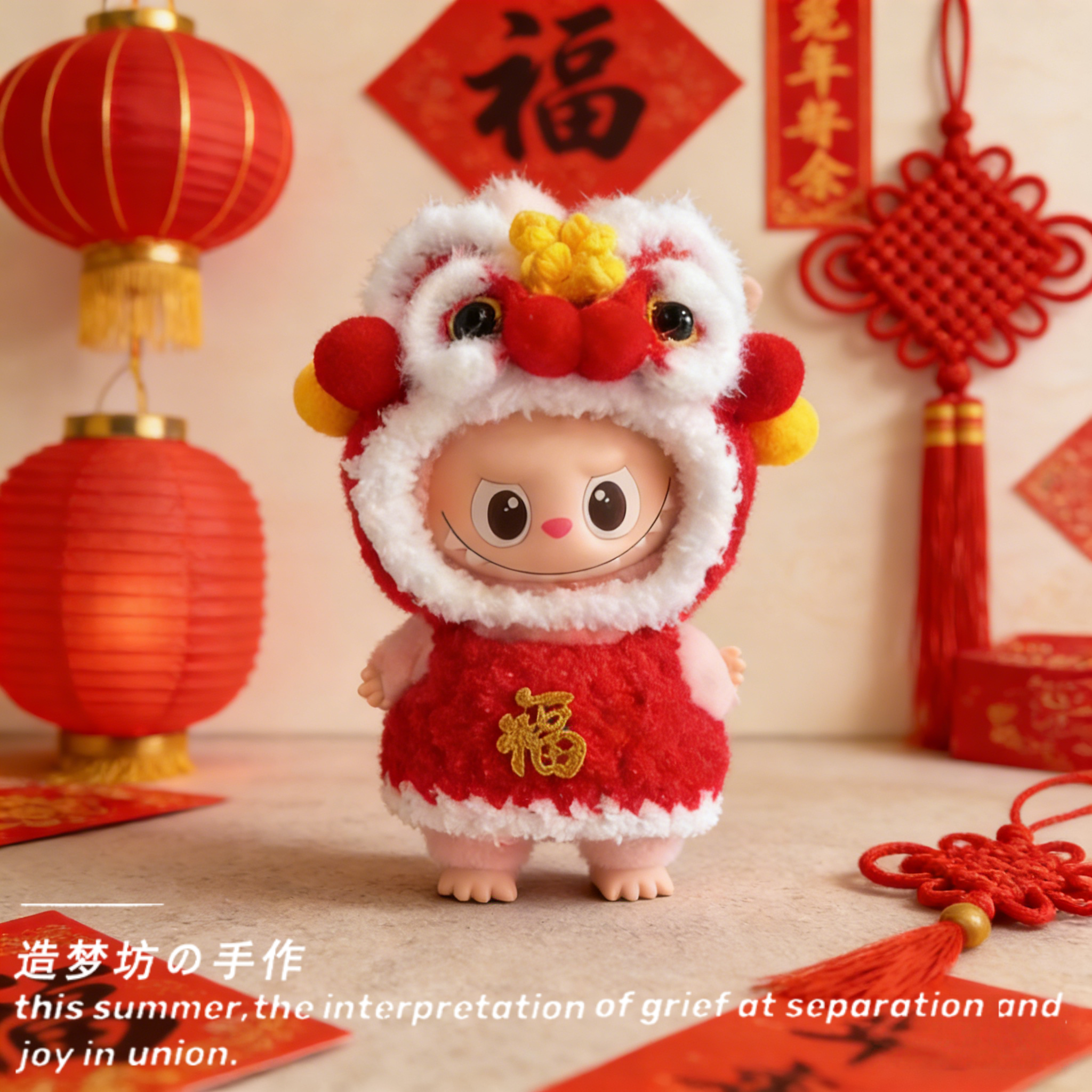 labubu四代娃衣泡泡玛特4.0拉布布新年衣服迷你心底密码字母配饰,模玩/动漫/周边/娃圈三坑/桌游,棉花娃娃/毛绒玩具娃衣,淘宝优惠券,粉丝福利购,淘宝优惠卷