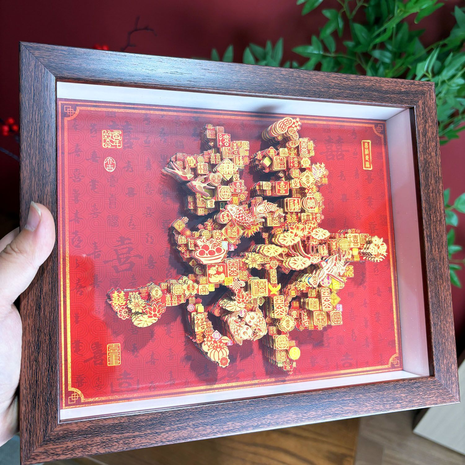 适用于百喜双囍桌面成品图片